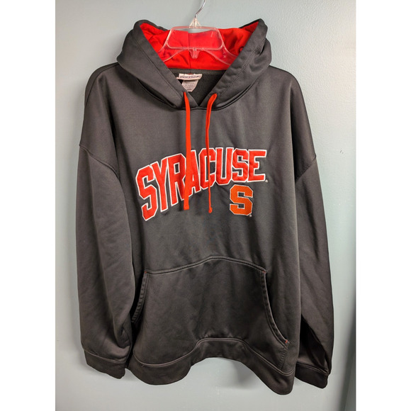 Syracuse Orange Section 101 Majestic Dark Gray Pullover Hoodie Size 2XL - Picture 1 of 4